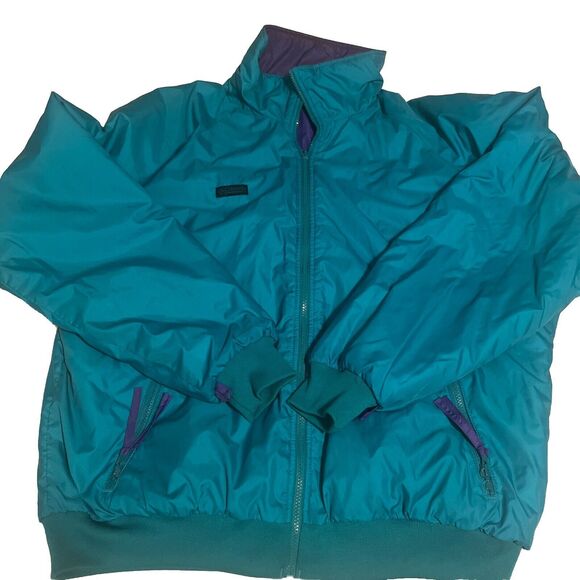 Vintage 90s COLUMBIA REVERSIBLE Mens Parka Coat Jacket size XL Tall - Picture 1 of 8